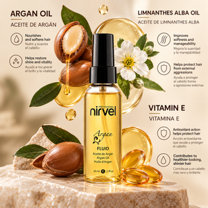Argan Fluid – Argan Hair Oil for Shine & Split End Sealing