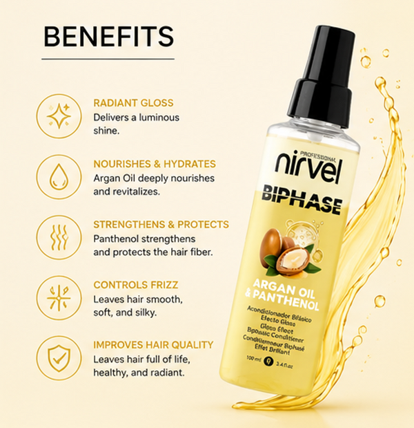 Biphase Argan Oil & Panthenol