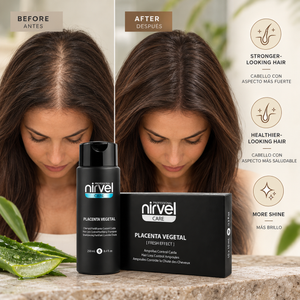 Placenta Vegetal Fresh Effect Set – Strengthening Shampoo & Ampoules Set