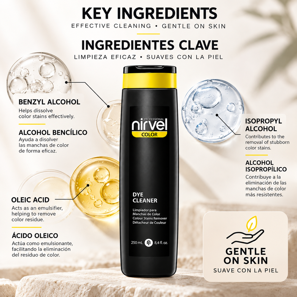 Dye Cleaner – Hair Color Stain Remover