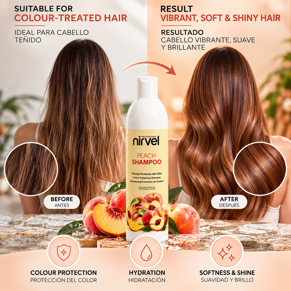 Peach Shampoo – Colour Protecting & Hydrating