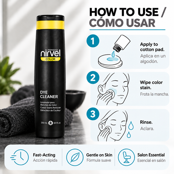 Dye Cleaner – Hair Color Stain Remover
