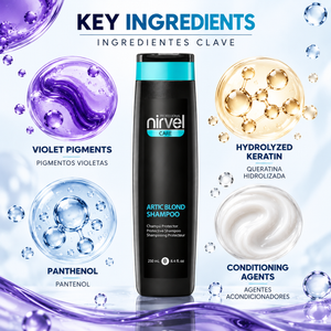 Artic Blond Shampoo– Purple Hair Shampoo for Blonde Hair