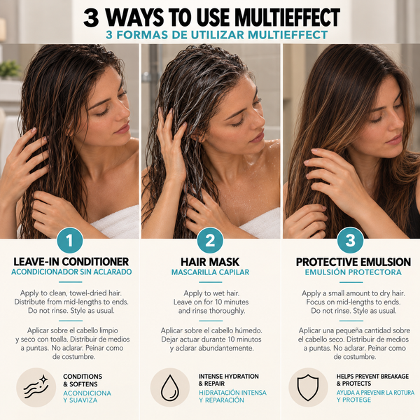 Multieffect – 3-in-1 Hair Treatment for Hydration & Repair