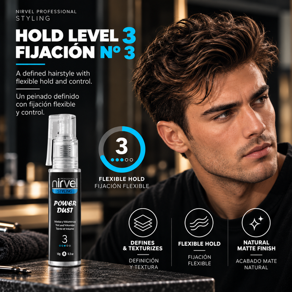 Power Dust – Volumizing Hair Powder, Matte Finish & Flexible Hold
