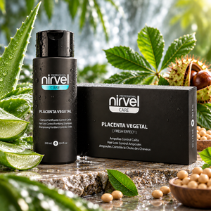 Placenta Vegetal Fresh Effect Set – Strengthening Shampoo & Ampoules Set
