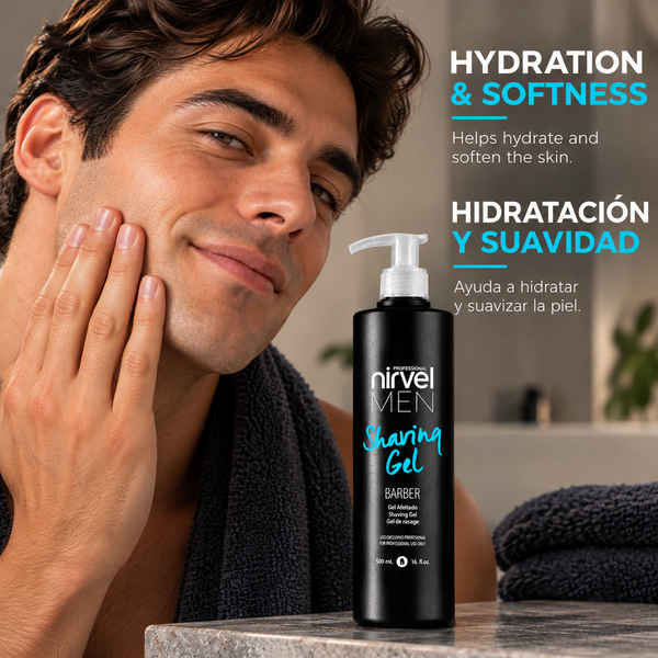 Men Shaving Gel – Clean Shave & Softness, 500 ml