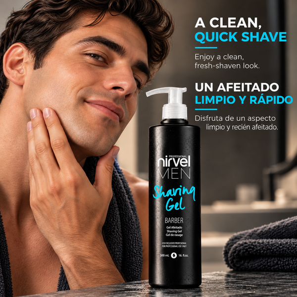 Men Shaving Gel – Clean Shave & Softness, 500 ml