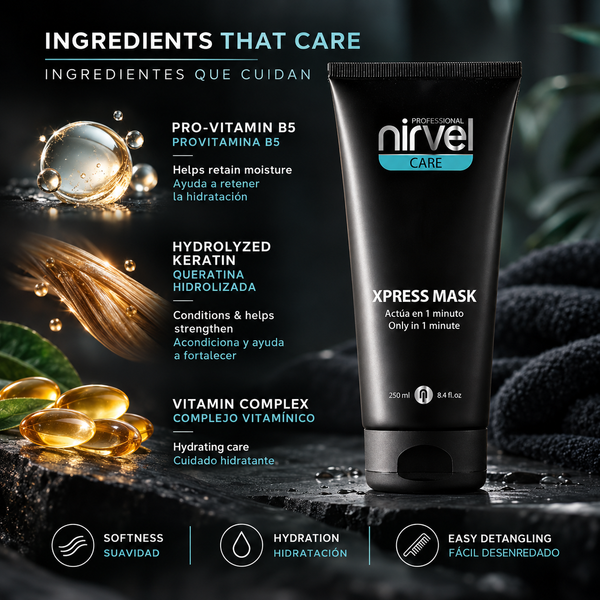 Nirvel Xpress Mask – 1-Minute Hair Mask